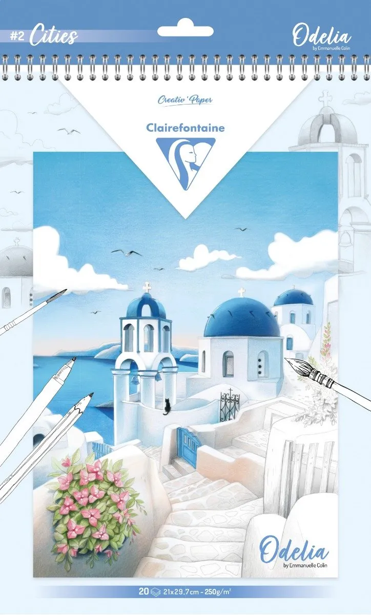 Clairefontaine Odelia 2 Cities Kleurboek