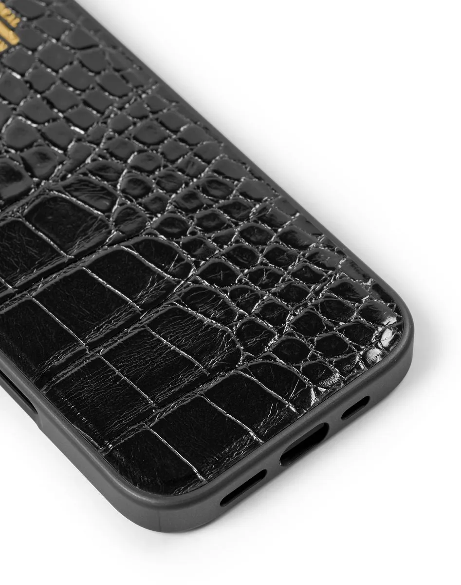 iDeal of Sweden iPhone 16 Vegan Leather Backcover IDVLC-I2461-334 - Zwart - afbeelding 6 van 6