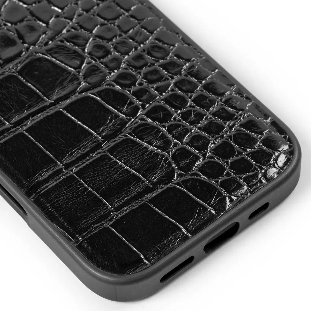 iDeal of Sweden iPhone 16 Vegan Leather Backcover IDVLC-I2461-334 - Zwart