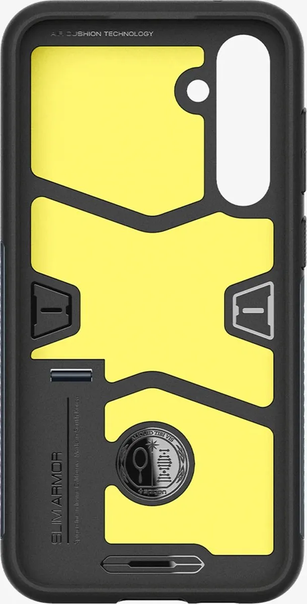 Spigen Slim Armor Hoesje ACS06378 - Samsung Galaxy S23 FE - 2 Pasjes - Zwart/Grijs - afbeelding 6 van 6