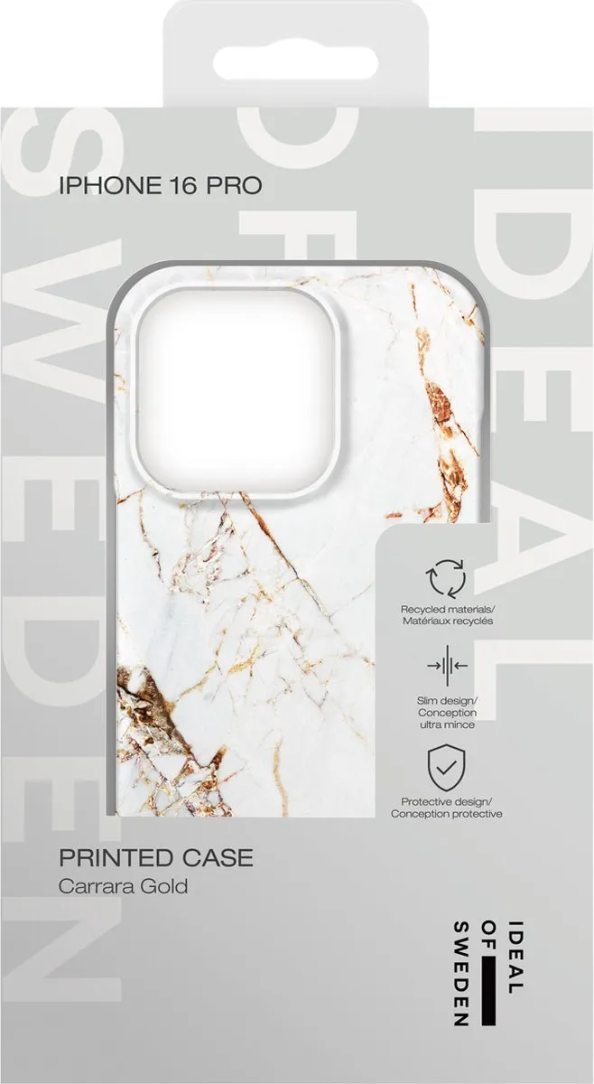 iDeal of Sweden iPhone 16 Pro Backcover - Carrara Gold