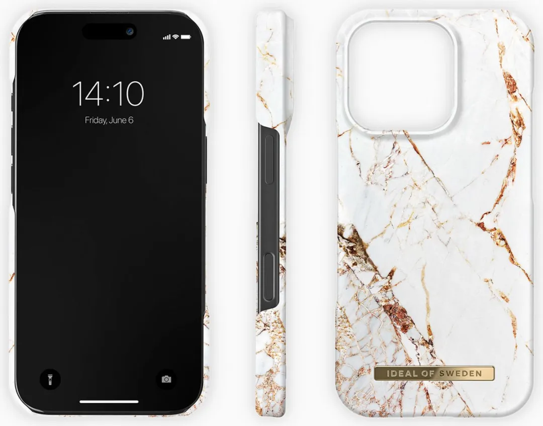 iDeal of Sweden iPhone 16 Pro Backcover - Carrara Gold