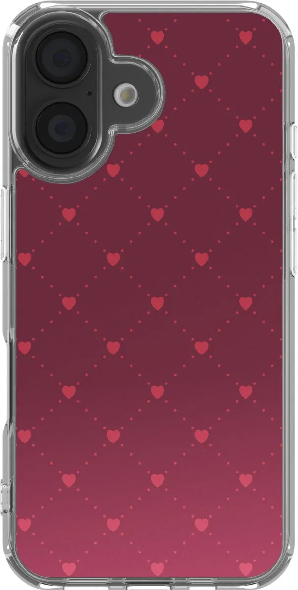 Imoshion iPhone 16 Hoesje - Crush Check Coral Dust