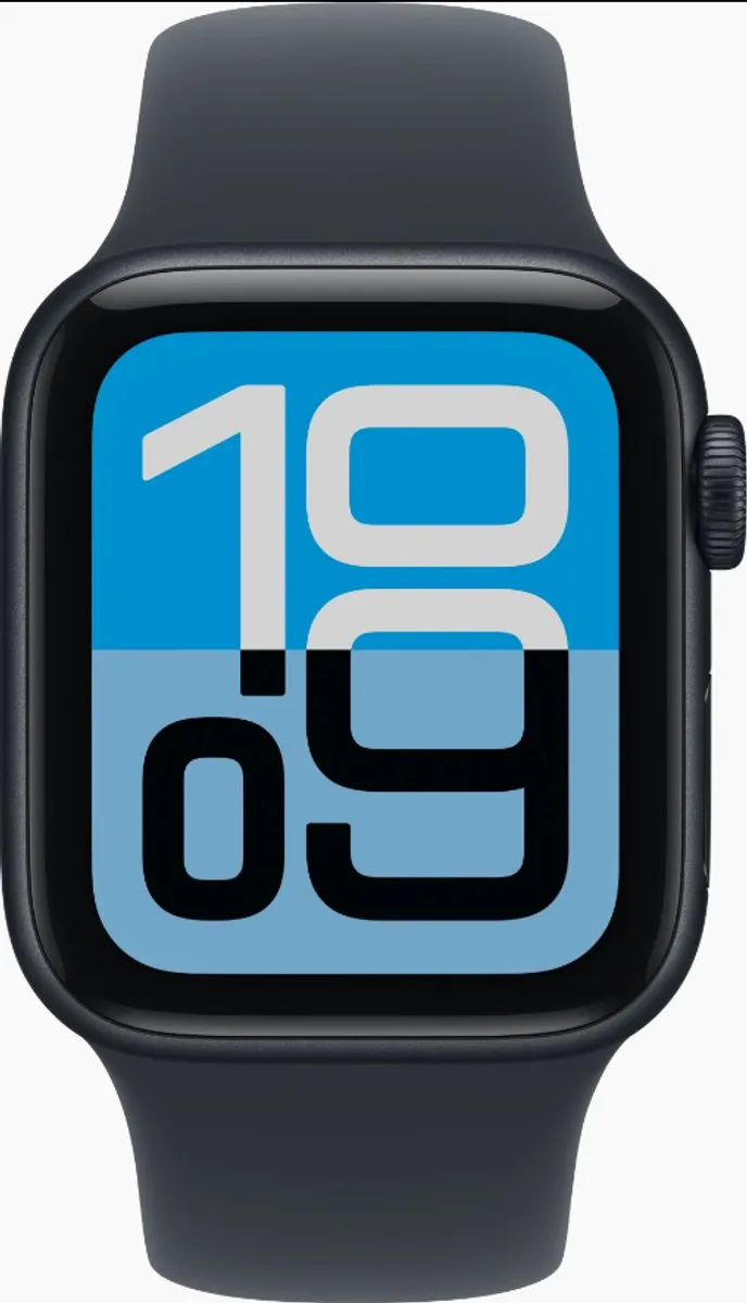 Apple Watch SE 3 40mm - Zwart Aluminium - M/L
