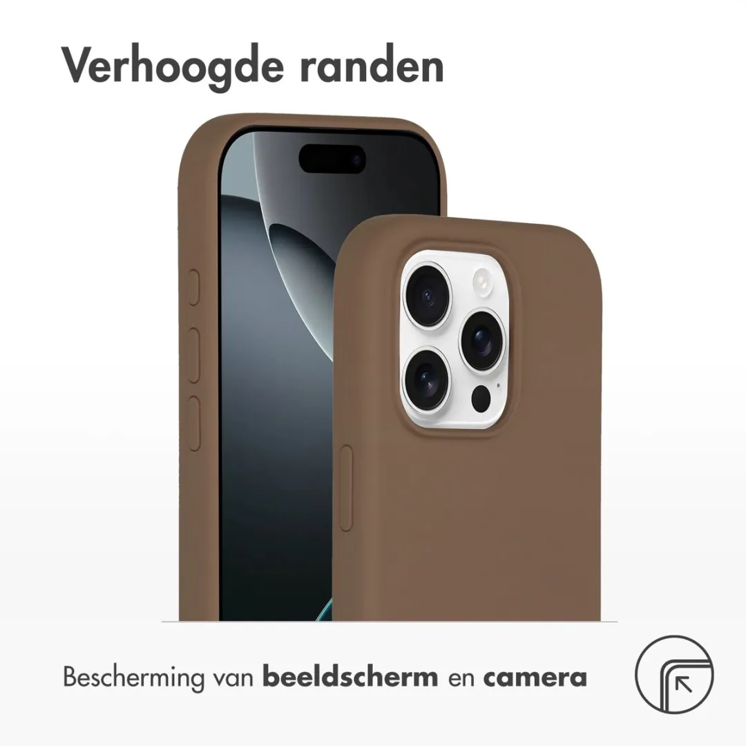 Accezz Hoesje iPhone 16 Pro Lichtbruin - MagSafe