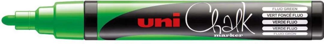 Posca Uni-Ball Chalk Marker Metallic Groen 5mm - afbeelding 6 van 6