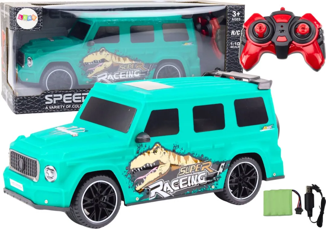 Lean Toys Bestuurbare Dino Auto 40x18x16cm