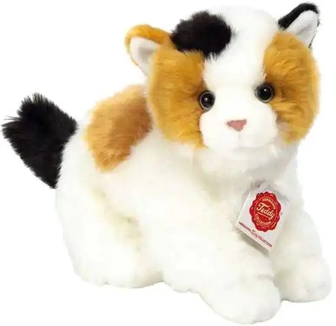 Teddy Hermann Knuffeldier Kat/Poes - 30 cm - Multi