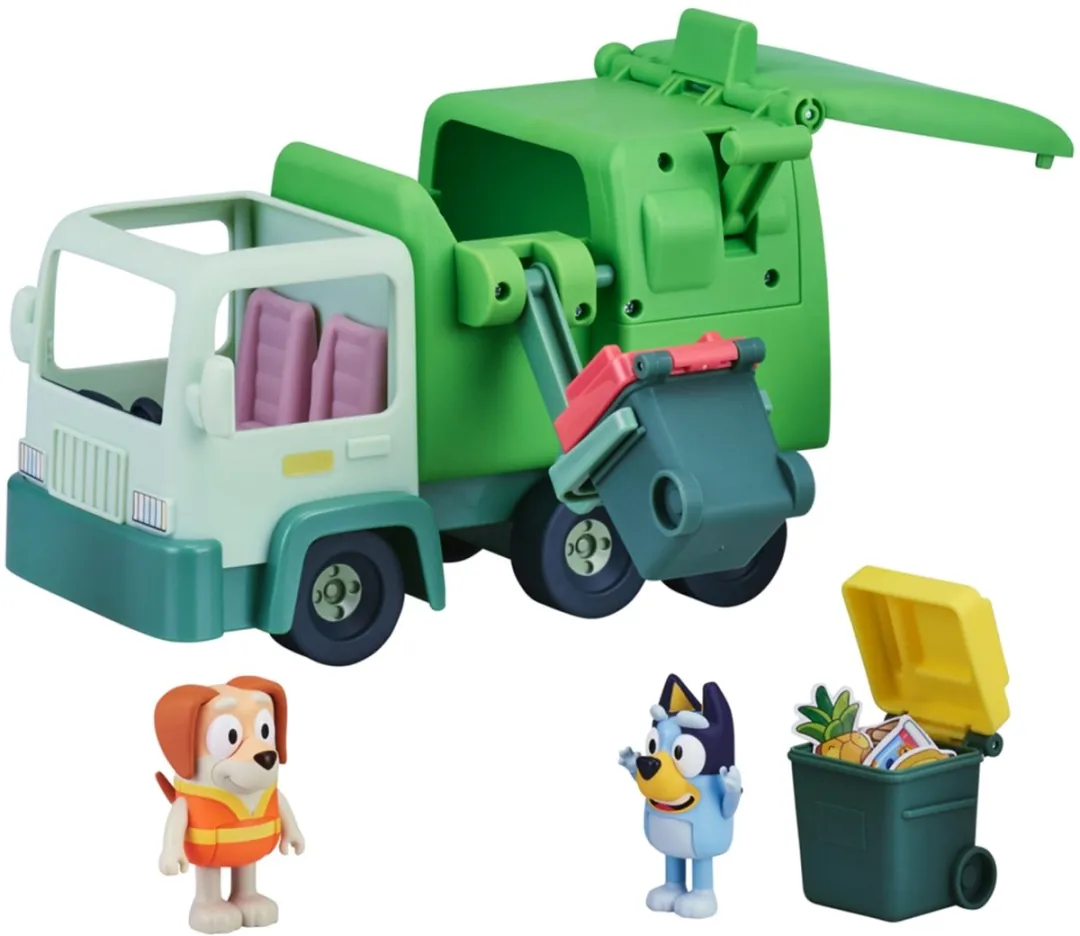 Moose Toys Bluey Vuilniswagen Speelset - 71707 Multikleur