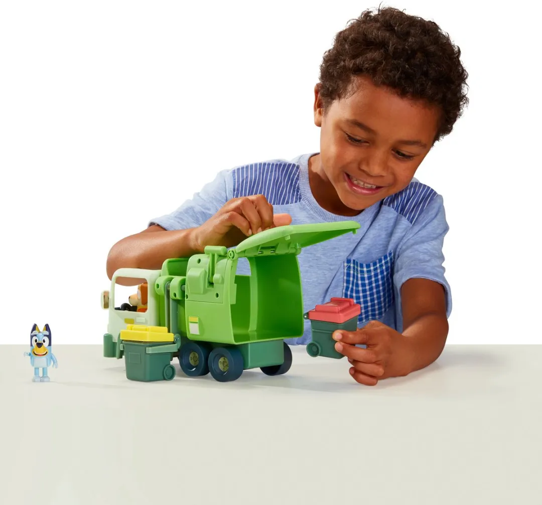Moose Toys Bluey Vuilniswagen Speelset - 71707 Multikleur
