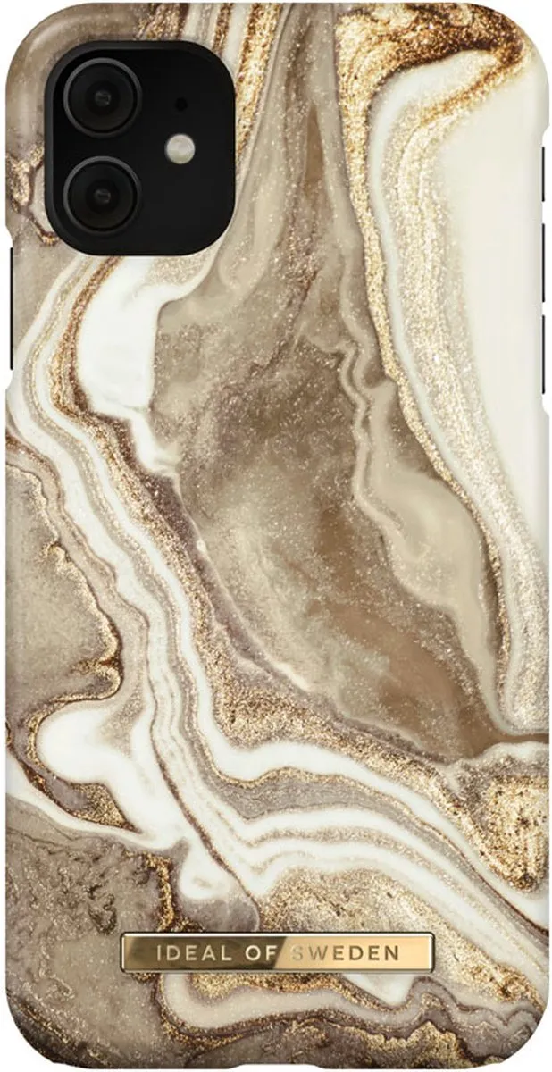 iDeal of Sweden Fashion Case iPhone 11/XR Golden Sand Marble