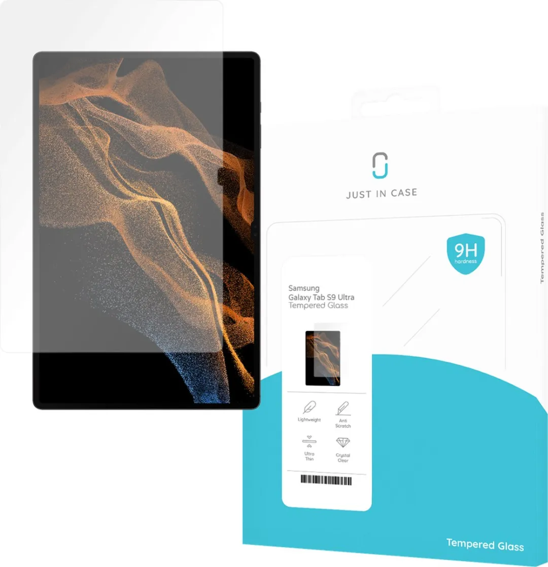 Just in Case Samsung Galaxy Tab S9 Ultra Glas Hoesje