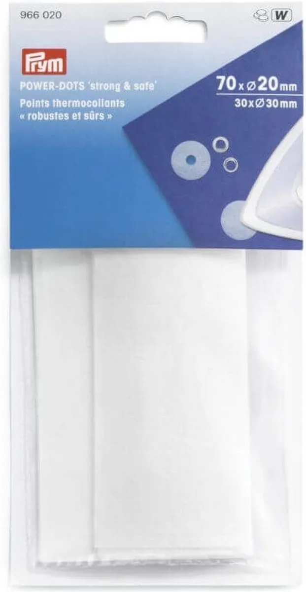 Prym Power Dots Sterk en Veilig Wit