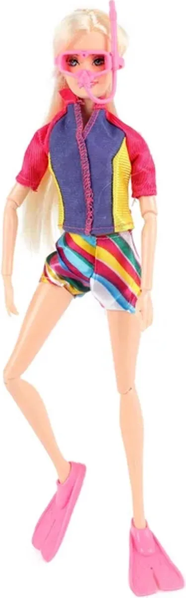 Toi-Toys Lauren Tienerpop Dolfijn - Multicolor