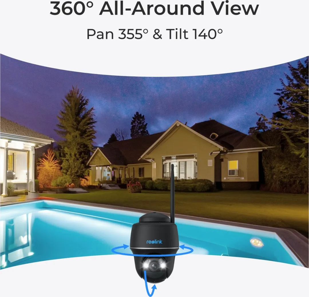 Reolink Argus B430-B 5MP WiFi Buitencamera - Zwart