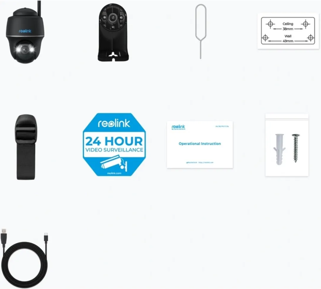 Reolink Argus B430-B 5MP WiFi Buitencamera - Zwart