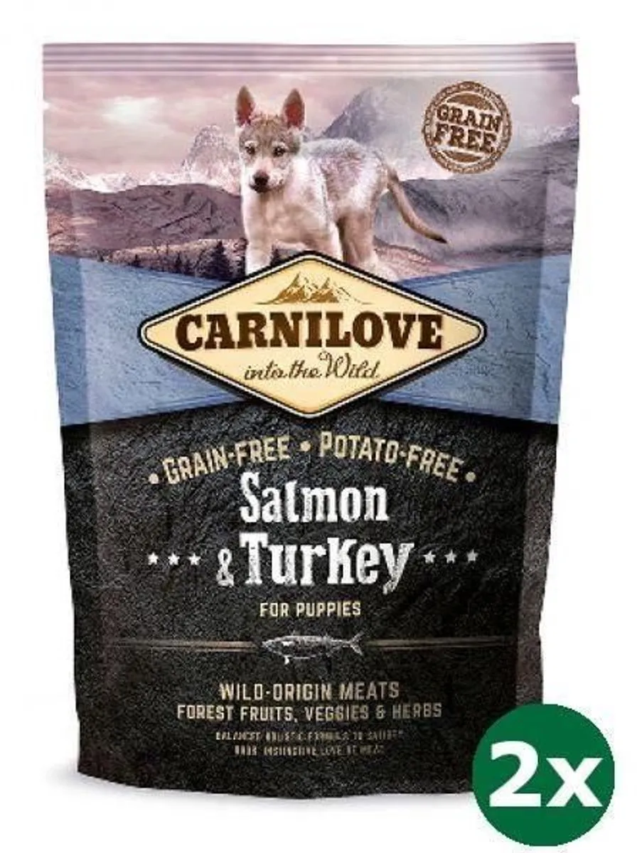 Carnilove Salmon & Turkey Puppies Hondenvoer 3kg