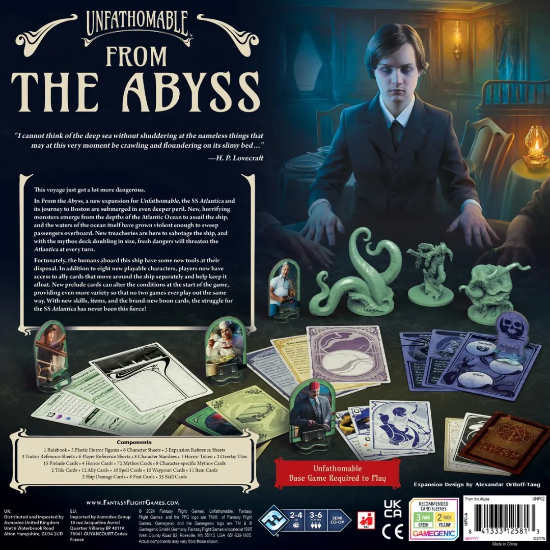 Unfathomable From The Abyss Expansion - Engelstalig Bordspel