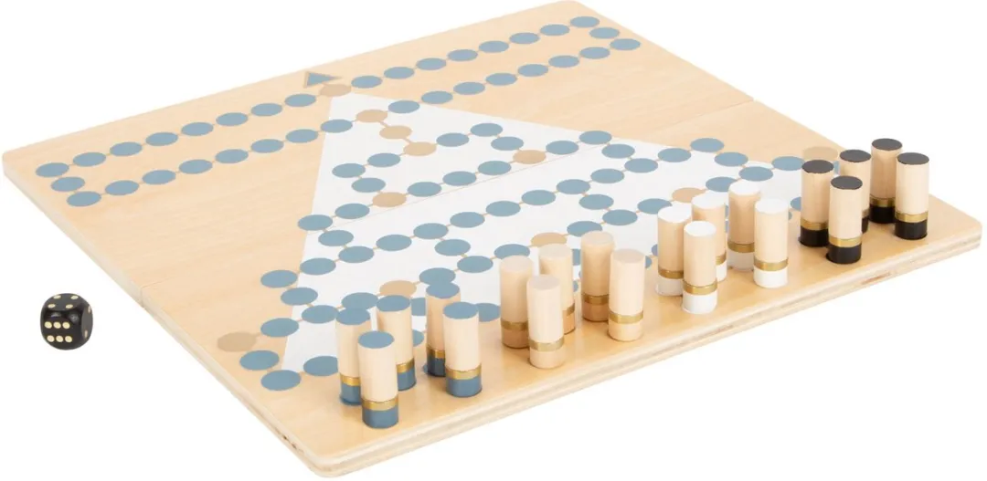 Small Foot Barricade & Halma Houten Bordspel 2in1 - 12223