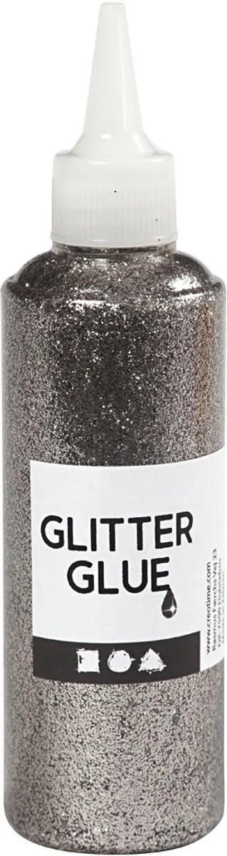 Creativ Company Glitterlijm Zilver 118ml
