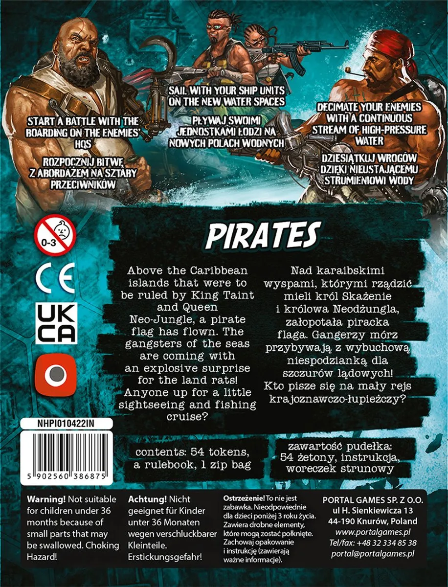 Portal Games Neuroshima HEX 3.0 Pirates Uitbreiding - Engels