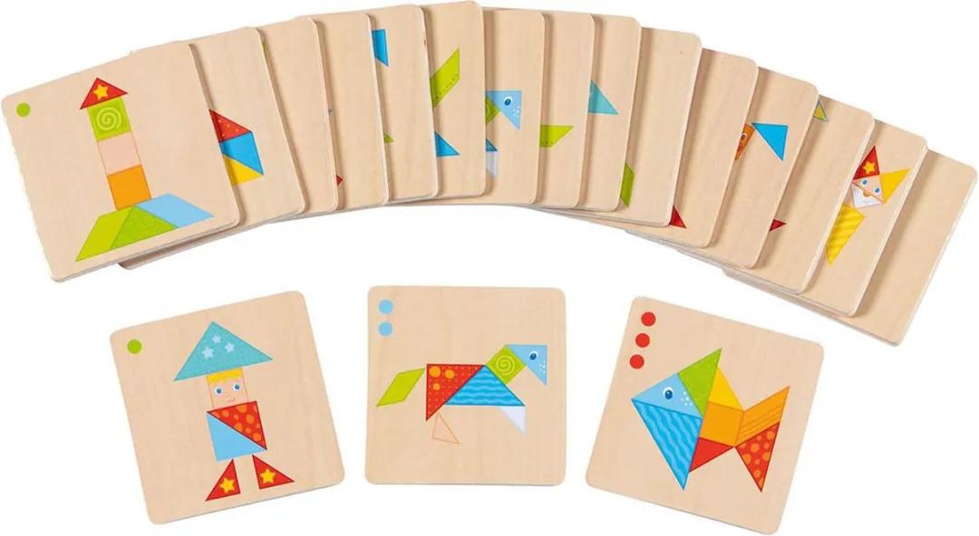 Goki Tangram Puzzel Multicolor