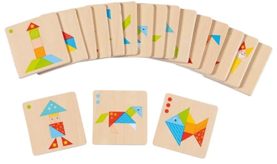 Goki Tangram Puzzel Multicolor - 1 Stuk - afbeelding 4 van 6