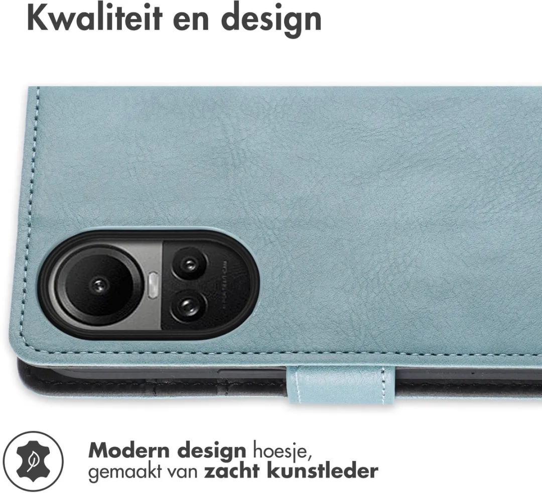 Imoshion Hoesje Oppo Reno 10/Pro Lichtblauw - 3 Pasjes
