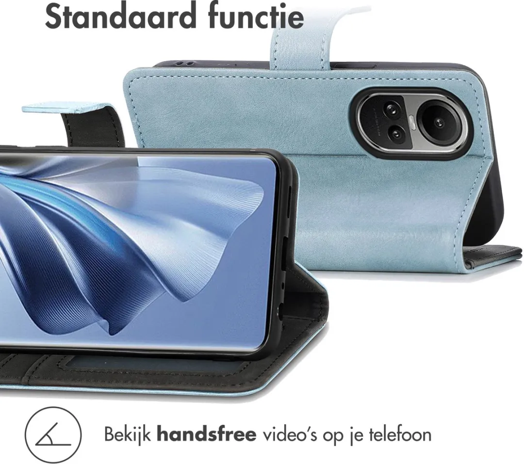 Imoshion Hoesje Oppo Reno 10/Pro Lichtblauw - 3 Pasjes