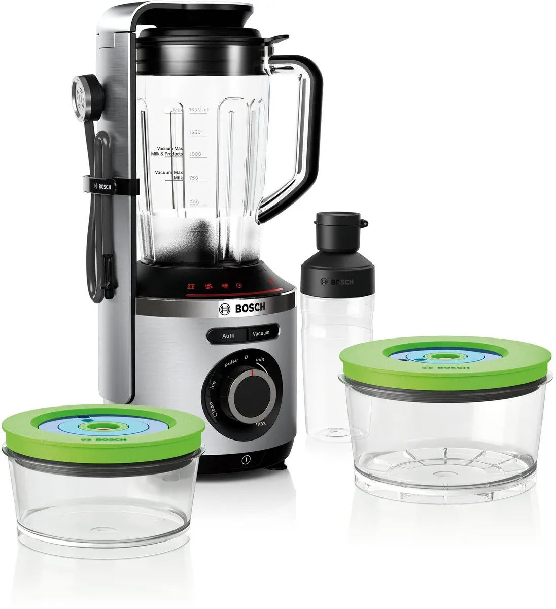 Bosch VitaPower Serie 8 MMBV625M Vacuümblender - 1000W - Zilver