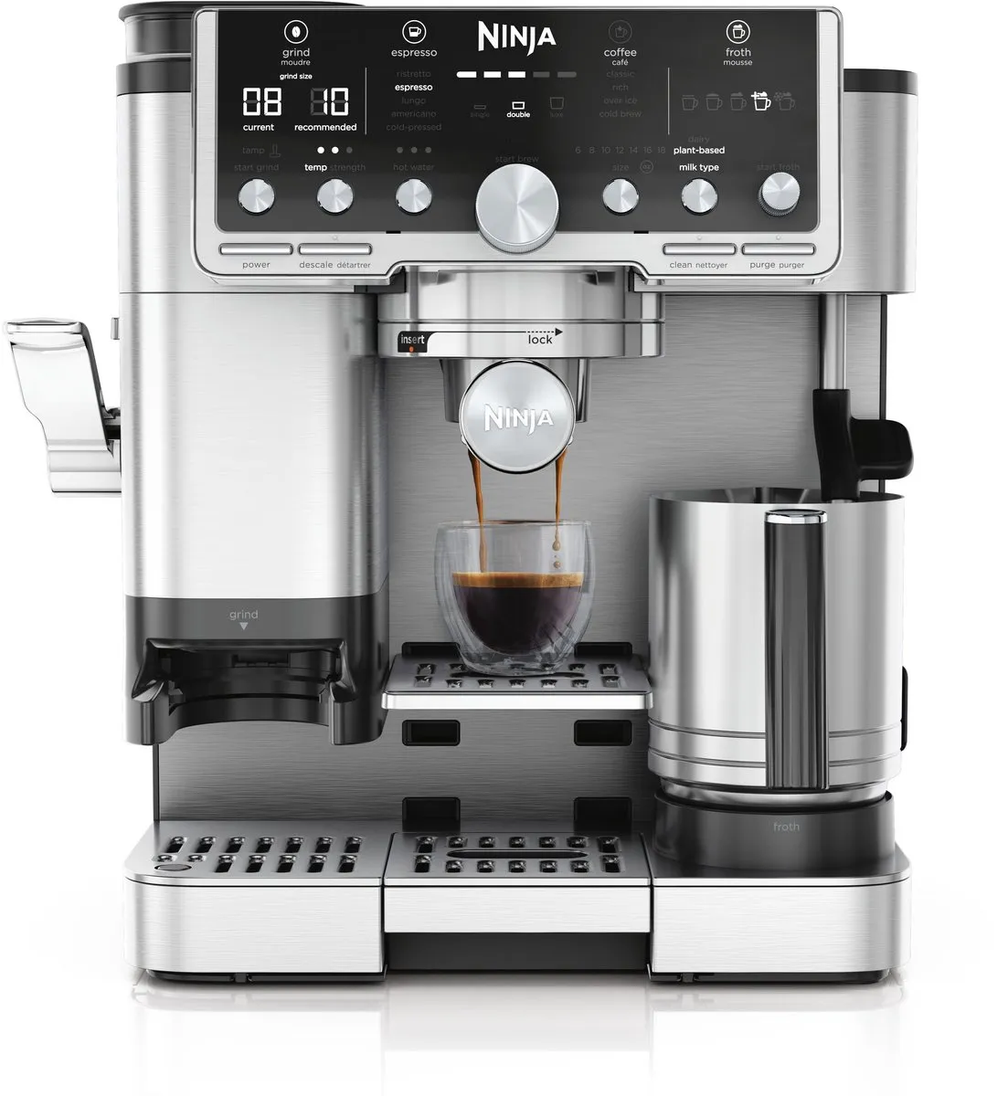 Ninja Luxe Café PRO Espresso- en Filterkoffiemachine met Melkpschuimer - ES701EU