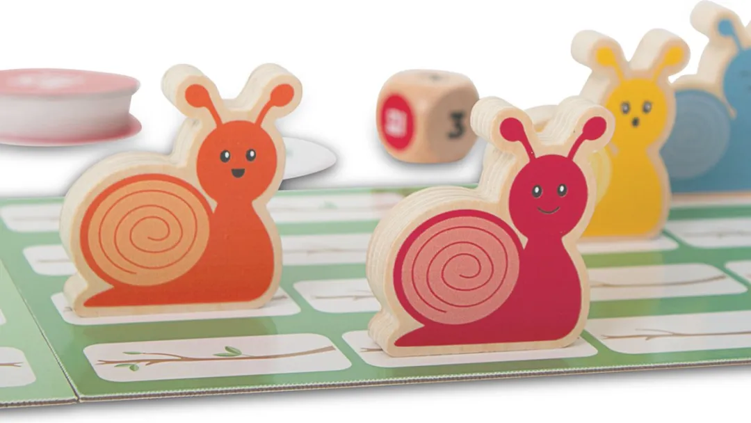 BS Toys Slakkenrace Bordspel - GA496 - 2-4 Spelers