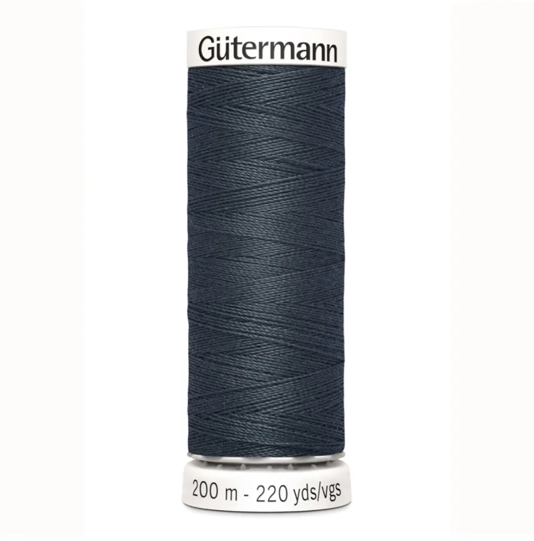 Gutermann Polyester Naaigaren 200m - Grijs