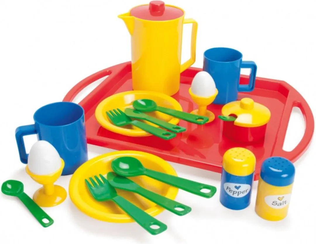 Dantoy Ontbijtset 23-delig - Rood
