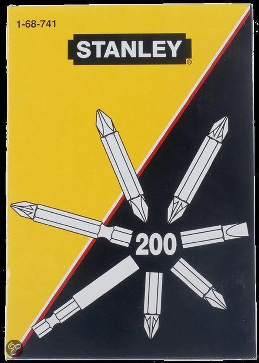Stanley Assortiment Bits 200 Stuks