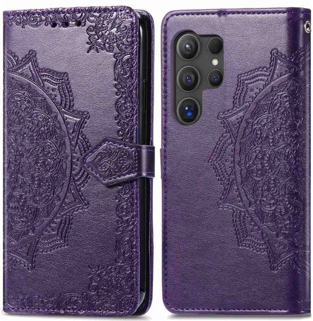 Imoshion Hoesje Samsung Galaxy S24 Ultra - 3 Pasjes - Paars
