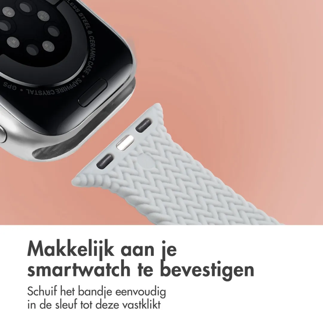 Imoshion Siliconen Bandje Apple Watch 42mm - Grijs