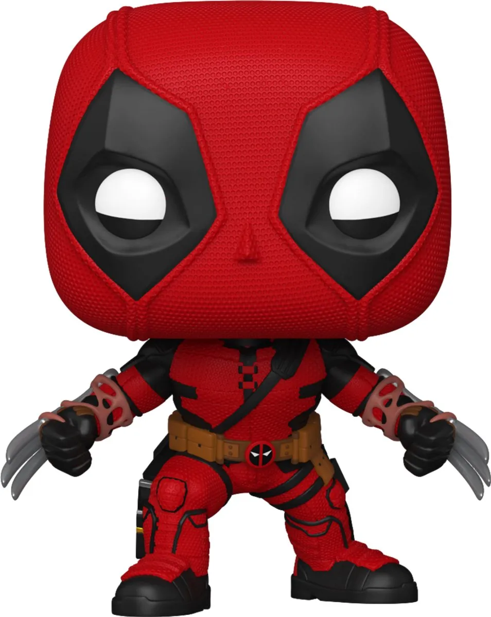 Funko POP Marvel Deadpool met Klauwen 1583 - Rood/Zwart