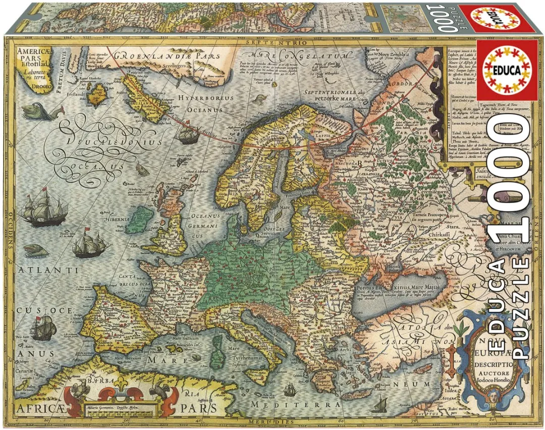 Educa Europa Puzzel 1000 Stuks ED19624