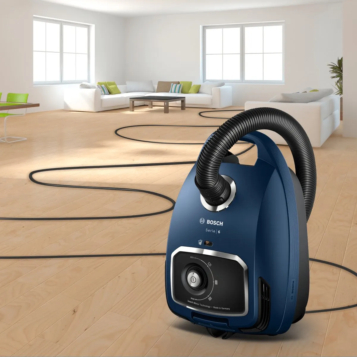 Bosch BGB6X300 Serie 6 Stofzuiger - Blauw