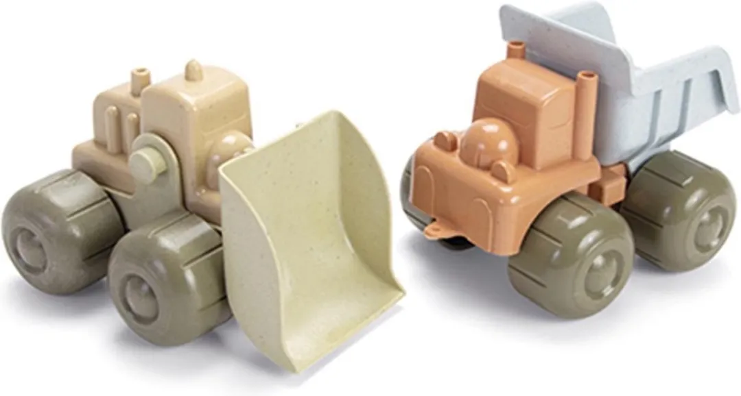 Dantoy BIOplastic bouwvoertuigen, 2 stuks, vanaf 24 maanden
