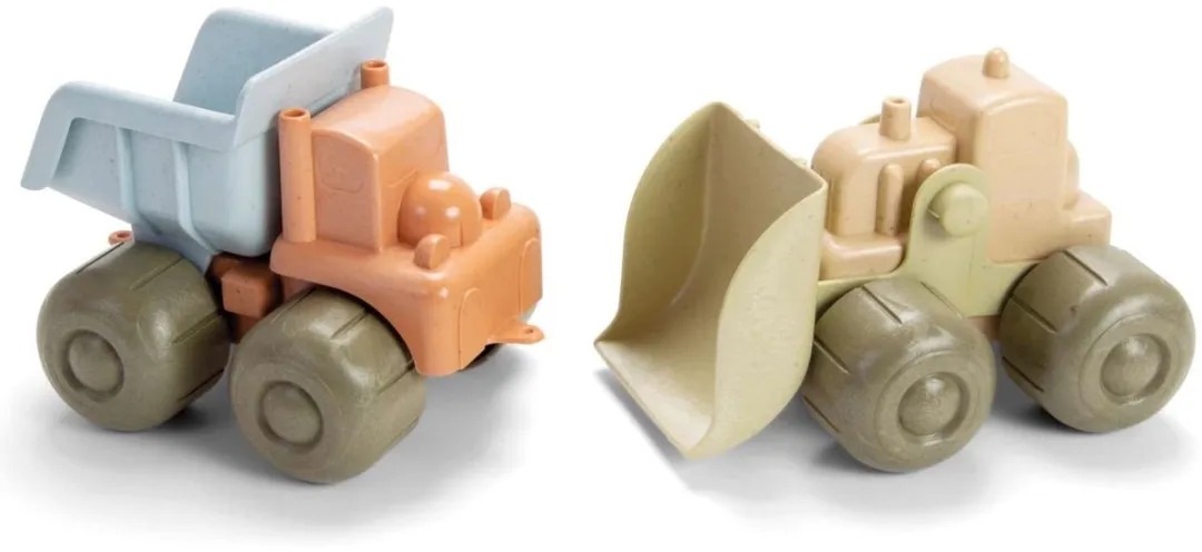 Dantoy BIOplastic bouwvoertuigen, 2 stuks, vanaf 24 maanden