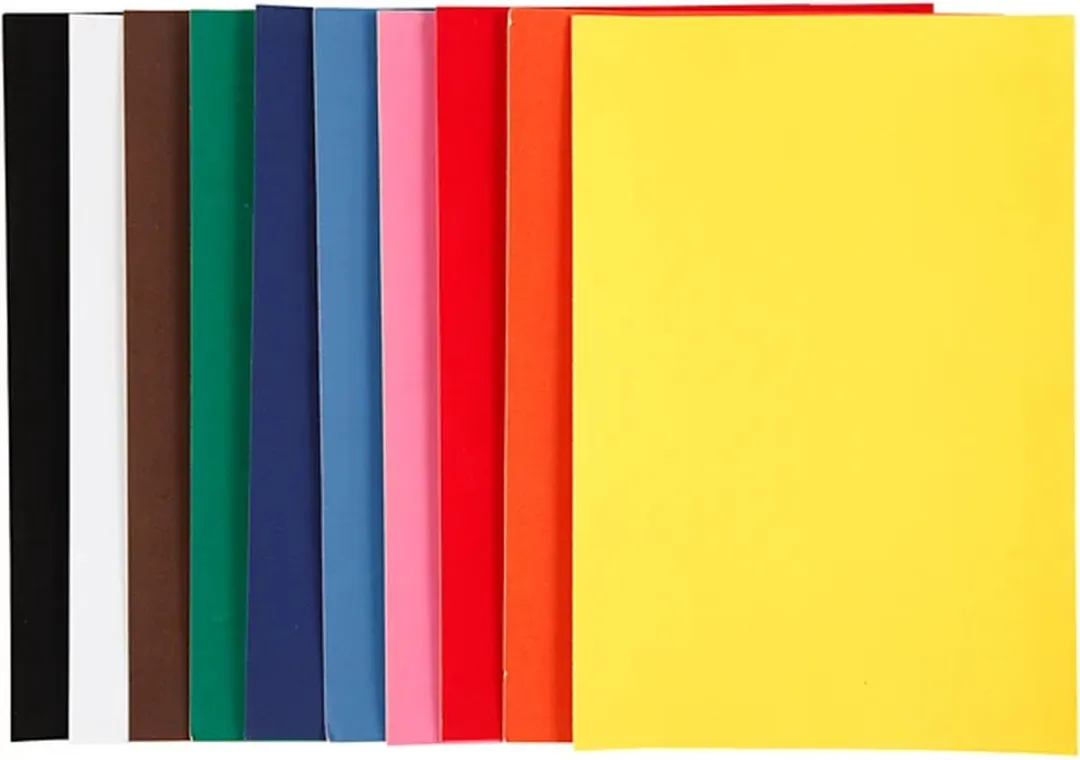 Creativ Company Velour Papier A4 - 140 gram - 10 Stuks