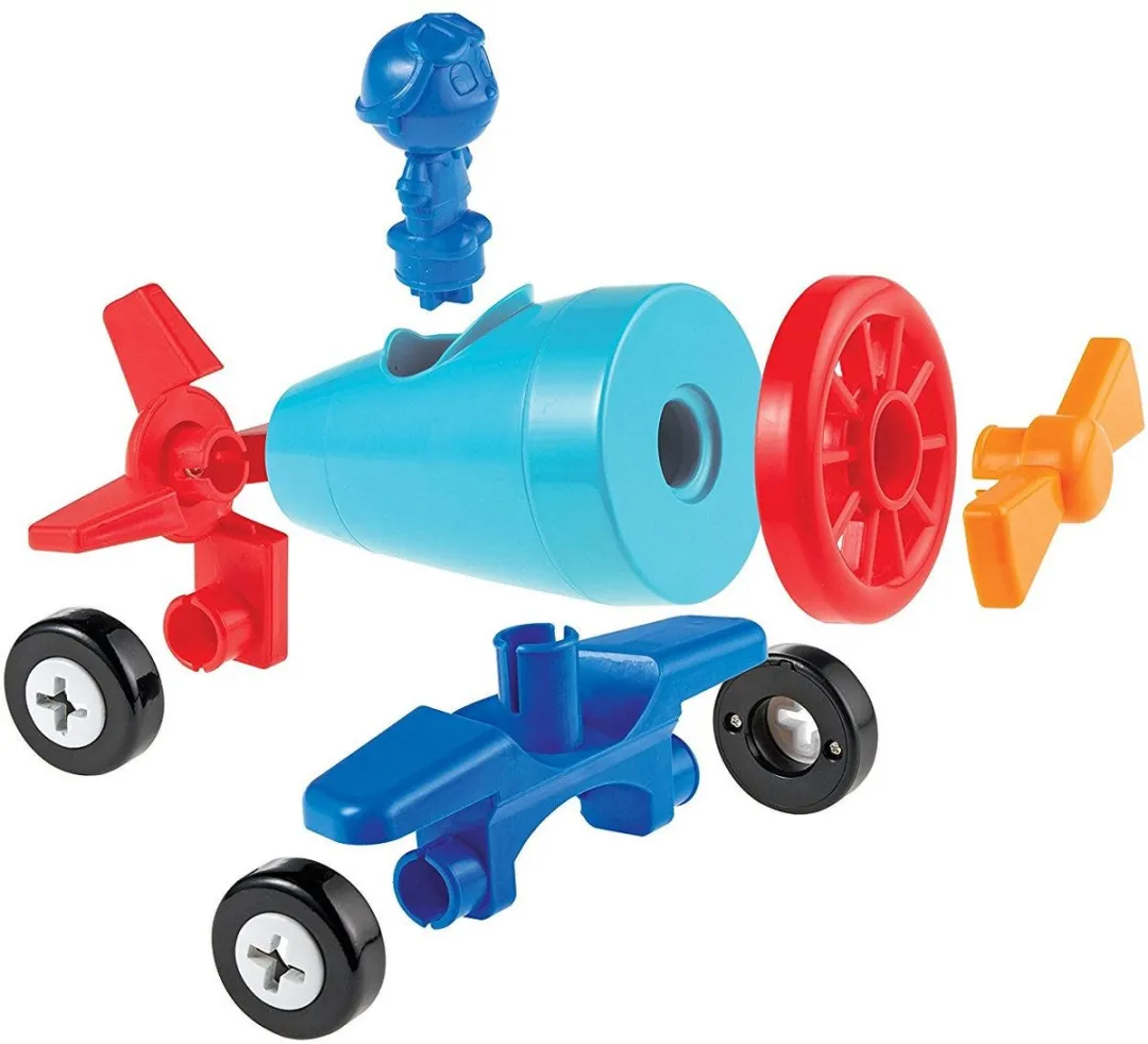 Learning Resources Bouwset Auto-Vliegtuig-Boat 15-delig - Multi