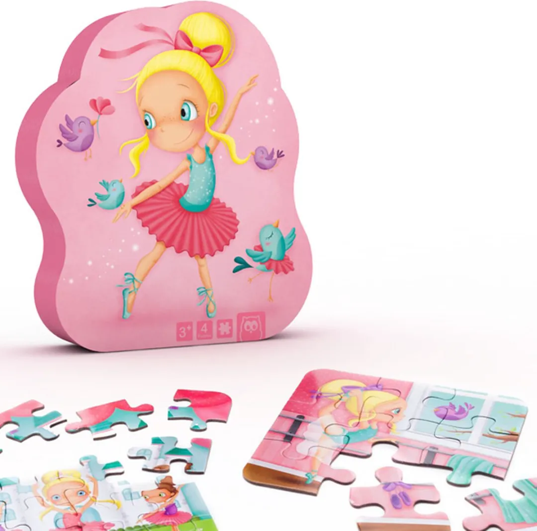 Eurekakids Ballerina Puzzel 4-in-1