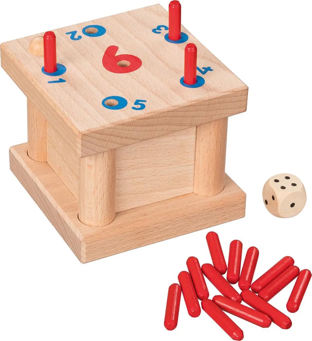 Goki Peg Game The Tricky - Multicolor