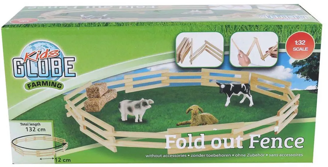 Kids Globe Houten Omheining 1:32 610304