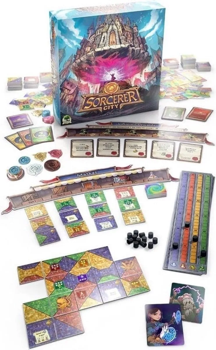 Lucky Duck Games Sorcerer City Bordspel DCG6645 - 1-6 Spelers