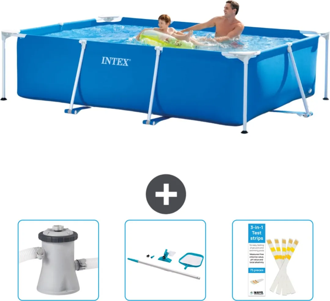 Intex Rechthoekig Frame Zwembad 260x160cm