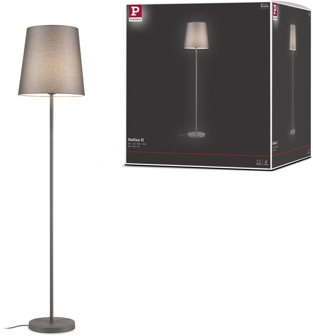 Paulmann Stellan II Staande Lamp E27 20W